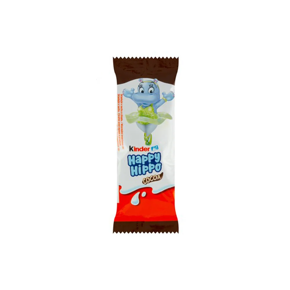 شکلات ویفری کیندر مدل happy hippo