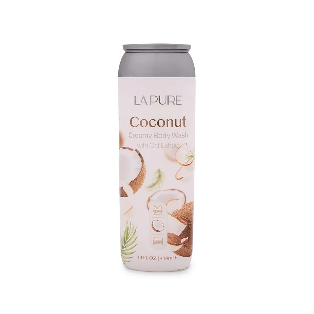 شامپو بدن کرمی لپیور مدل coconut نارگیل حجم 414 میلی لیتر